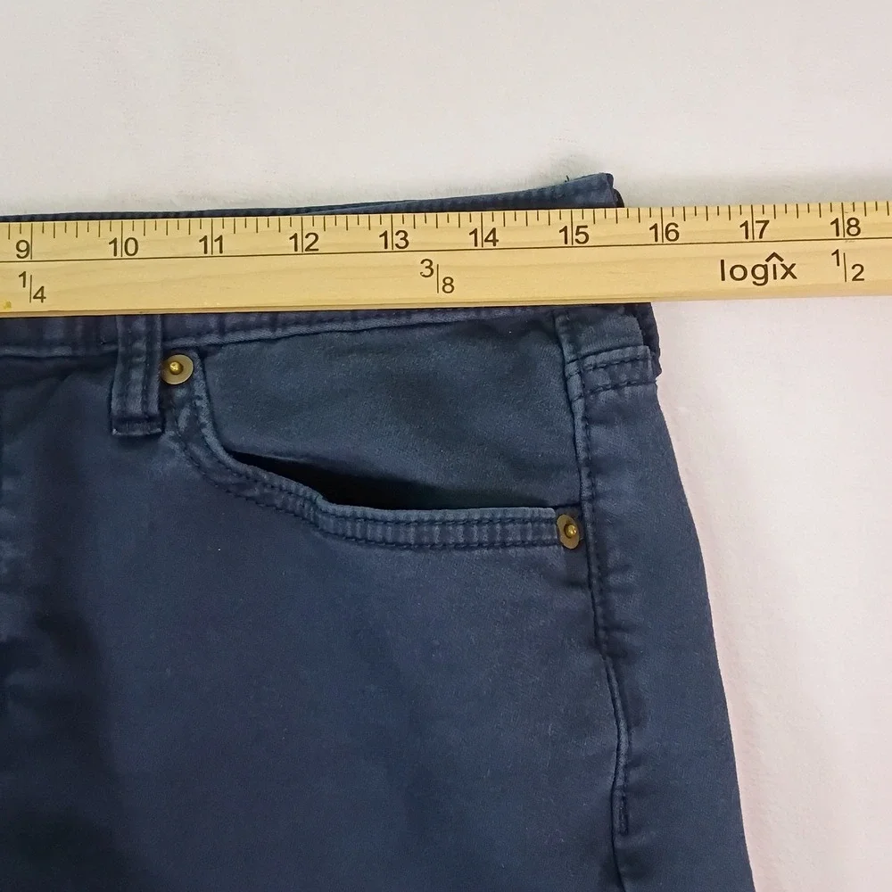 Banana Republic Travel Jean Mens 31x32 Athletic Fit Navy Blue Stretch Pants